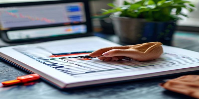 checklist on a notebook with criteria for high probability setups